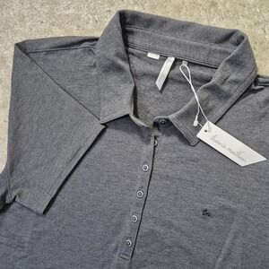 Travis Mathew Featherweight  Polo Shirt Womens 2XL Gray Performance Stretch Golf